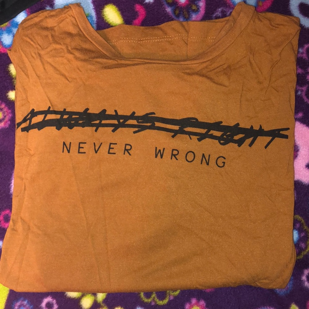 throw on fall orange t shirt (3 for 20!!)
